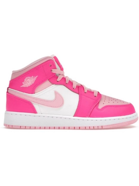 Nike Other - Nike Air Jordan 1 Mid White Fierce Pink